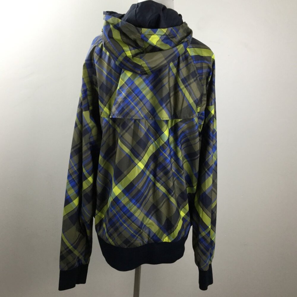Nike Plaid Hooded Lightweight Jacket xl - Picture 5 of 9